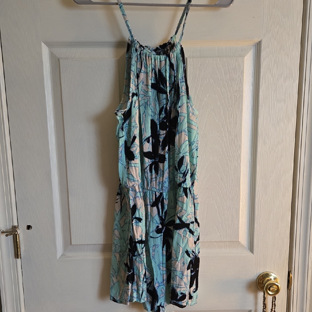 Francescas Floral Print Halter Romper NWT SMALL